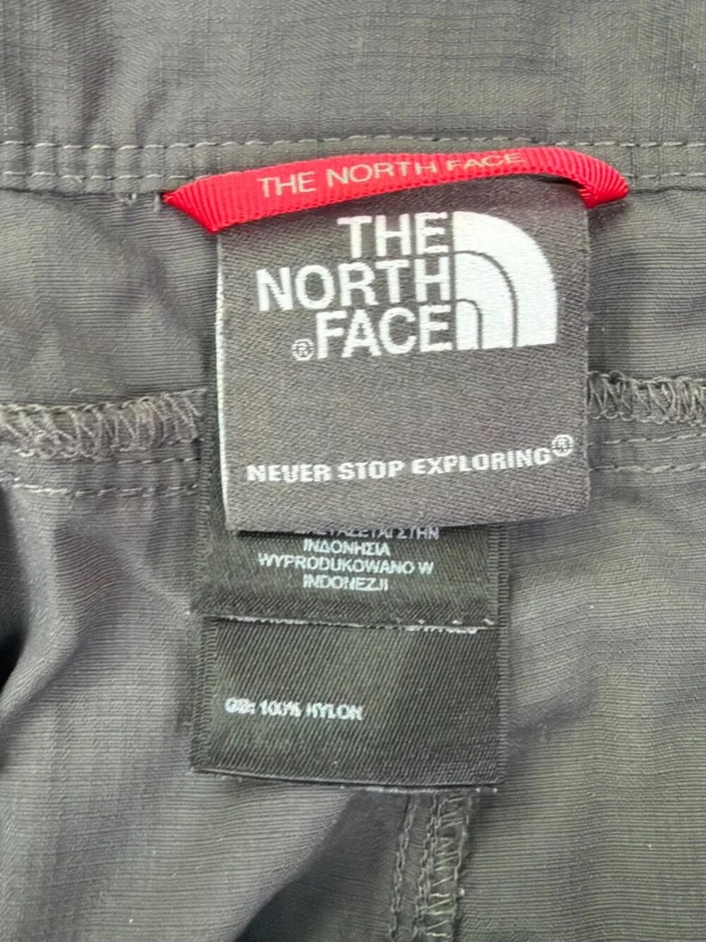 The North Face Pants Mens XL Gray Ripstop Nylon Hiking Outdoor Cargo Camping